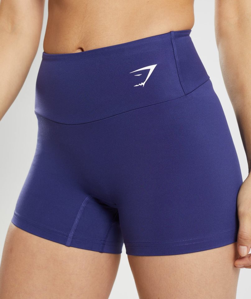 Szorty Gymshark Treningowe Tight Damskie Fioletowe | PL 297RBP